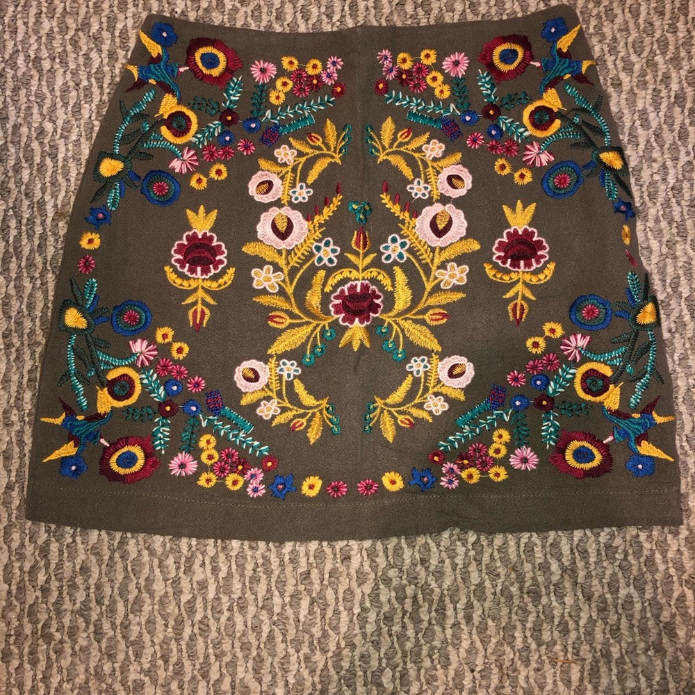 Altar’d State Embroidered Skirt